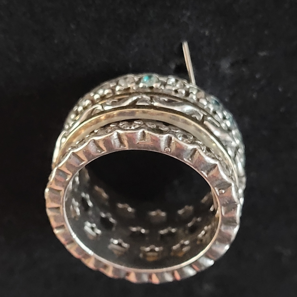 Silver Spinner Ring - image 8